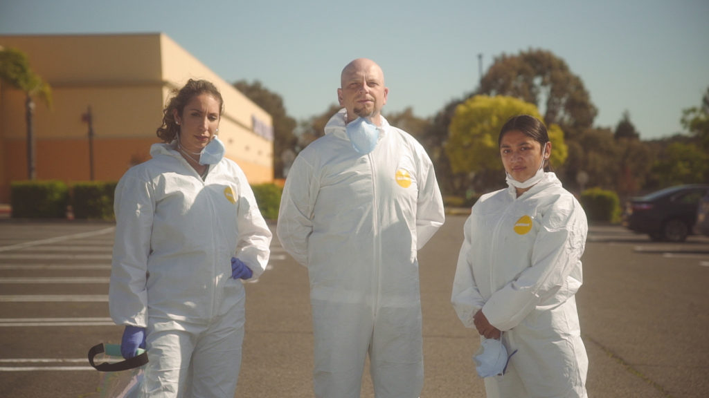 Image of three Carbon Health care professionals posing for the camera. 